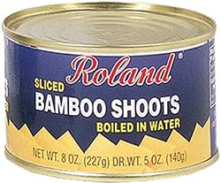 Roland Sliced Bamboo Shoots, 8-Ounce can (Pack of 24)