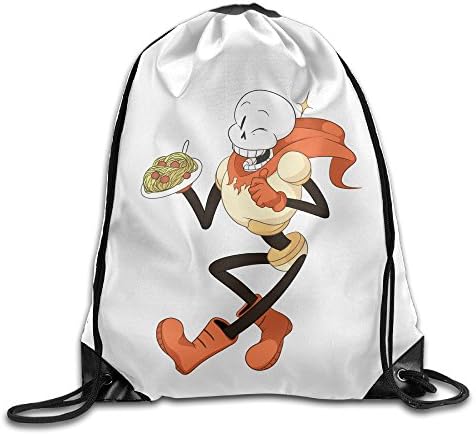KIM Undertale Papyrus Gym Sack Bag Drawstring Backpack Sport Bag For Men &amp; Women Sackpack