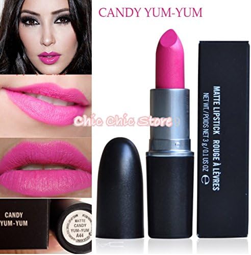 Chicstore Hot 1pcs Brand Makeup Lipstick Matte Candy Yum Yum 3g Rouge a Levres Cosmetics Lipstick