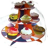 from PMS Union Jack 3 Tier Cupcake Stand - Ideal For The Queens Diamond Jubilee Model 183-615-PMS-UJT