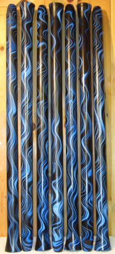 Blue & Black Swirl PVC Didgeridoo