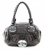 Guess Luster Tuape Top Zip Taupe Ladies Handbag Purse