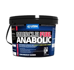 USN Muscle Fuel Anabolic 4000 g Strawberry Lean Muscle Gain Shake Powder