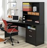 Jaycee Desk w/ 2 Drawers in Coffee