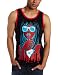Famous Stars and Straps Men's Drippy Lady Mens Tank Top, Black/Red, Small