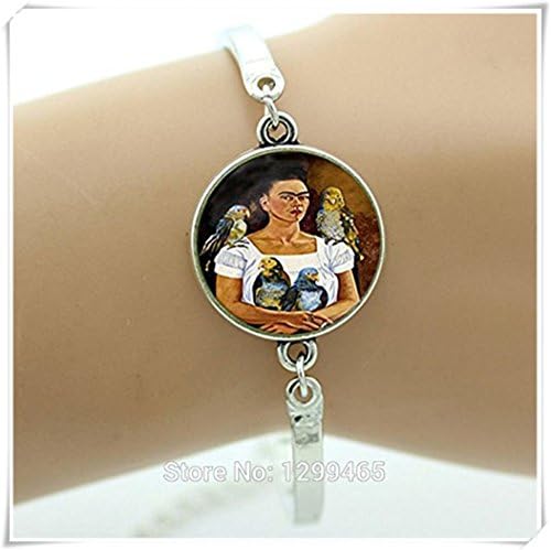 Wholesale Vintage Art glass Cabochon bracelet Fashion and Fine Jewelry Cheap Frida Kahlo Fans Favorite Brand Star
