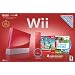 Red Wii Console with Wii Sports and Super Mario Bros