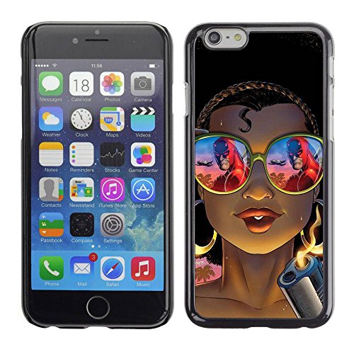 Hard Protector Case Cover Slim Back Shell for Apple Iphone 6 /Gangster Gun Shades Tattoo/ STRONG