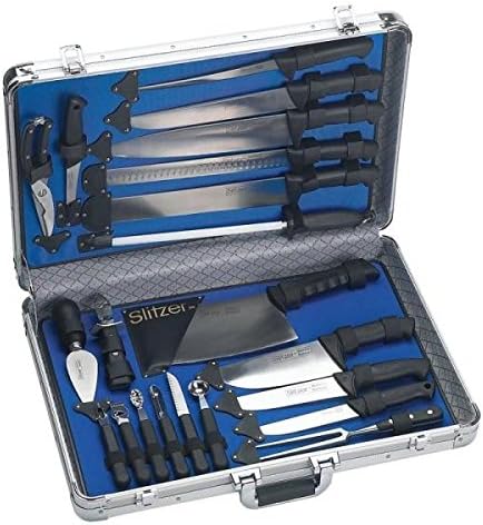 Slitzer Germany 22pc Professional Chefs Cutlery Set In Case