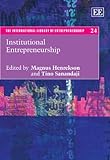 Institutional entrepreneurship