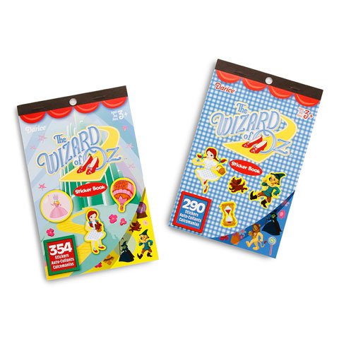 4 BOOKS of WIZARD of OZ STICKERS (1288 total stickers) Kid's ACTIVITY/Craft/FAVORS -Scrapbooking PARTY
