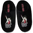 Betty Boop "Leg Kick" Women's Black Terrycloth Slippers