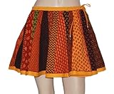 Gorgeous Cotton Short Skirt with Patch Work