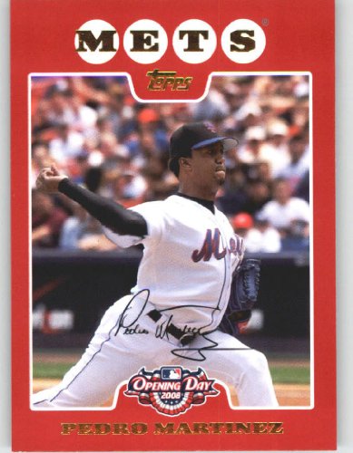 2008 Topps Opening Day #135 Pedro Martinez - New York Mets (Baseball Cards)