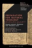 Preparation for natural theology : with Kant's notes and the Danzig rational theology transcripts