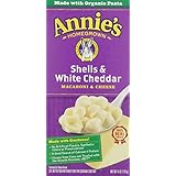 Annie's Homegrown Shells and White Cheddar, 6 Ounce (Pack of 3)
