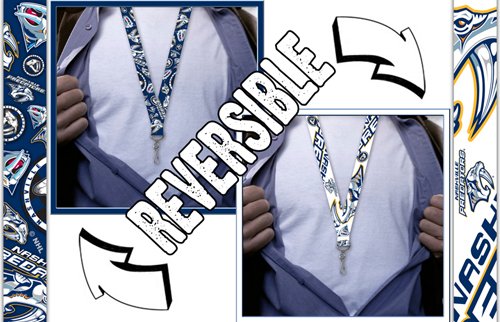 NHL Reversible Lanyard - Nashville Predators