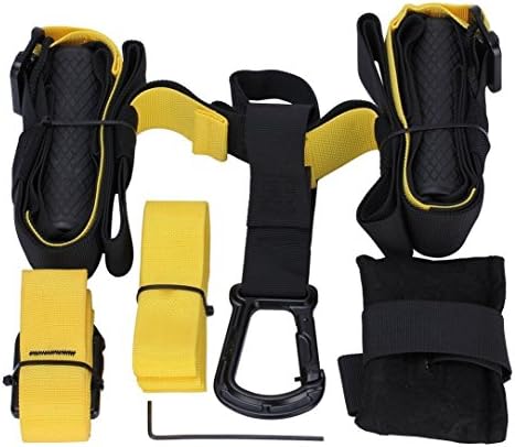 TopBox Fitness Suspension Straps - Portable Home Gym Training Kits for Body Weight Exercise