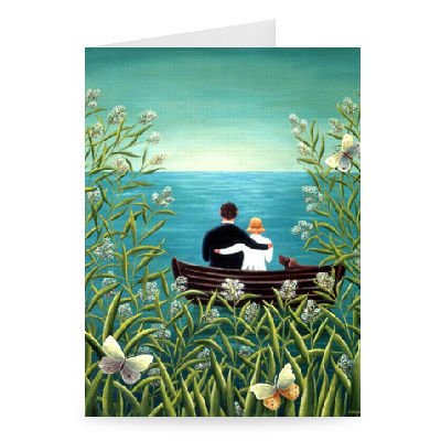 Day Dream by Jerzy Marek – Greeting Card (Pack of 2) – 7×5 inch – Art247 – Standard Size – Pack Of 2