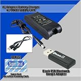 Brand New Laptop/Notebook AC Adapter/Battery Charger Kit W/ Power Supply Cord for Dell Inspiron PA 12 1150 E1405 1420 1501 1505 1520 1521 1525 1526 6000 6000D 6400 8500 8600,9200 640m 300M 500M 505M 600M 640M 700M + Universal USB Bluetooth Dongle Adapter + Free!! Superdeal Microfiber Cleaning Cloth 51BbeqA51gL. SL160 Brand New Laptop/Notebook AC Adapter/Battery Charger Kit W/ Power Supply Cord for Dell Inspiron PA 12 1150 E1405 1420 1501 1505 1520 1521 1525 1526 6000 6000D 6400 8500 8600,9200 640m 300M 500M 505M 600M 640M 700M + Universal USB Bluetooth Dongle Adapter + Free!! Superdeal Microfiber Cleaning Cloth