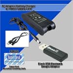 Brand New Laptop/Notebook AC Adapter/Battery Charger Kit W/ Power Supply Cord for Dell Inspiron PA-12 1150 E1405 1420 1501 1505 1520 1521 1525 1526 6000 6000D 6400 8500 8600,9200 640m 300M 500M 505M 600M 640M 700M + Universal USB Bluetooth Dongle Adapter + Free!! Superdeal Microfiber Cleaning Cloth