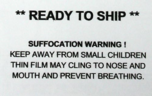 12"x15.5" Clear Self-Seal Poly Mailer with Suffocation Warning - 100 Pack from Candlewood Office