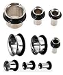 Stainless Steel Plugs 18mm - Sold as a Pair