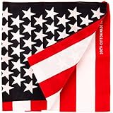 The Dozen Bandanas Head Wrap, 100% Cotton, 20 x 20- Inch