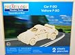 Creatology Wooden 3D Puzzle, Car F-20, 6.7 Inches Long (1 Each)