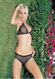 2PC Polka Dot Mesh Bra Top Sexy Lingerie Intimate Apparel with Ruffled Lace Trim and Boy Shorts