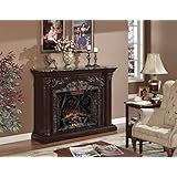 ClassicFlame 33WM0194-C232 Astoria Wall Fireplace Mantel, Empire Cherry (Electric Fireplace Insert sold separately)