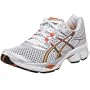 ASICS Women's GEL-Cumulus 11 Running Shoe,White/Granite/Orange,8.5 M