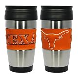 Texas Longhorns Travel Mug: 15 oz Stainless Steel Travel Tumbler