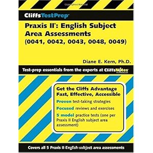 【クリックで詳細表示】CliffsTestPrep Praxis II： English Subject Area Assessments (0041， 0042， 0043， 0048， 0049) [ペーパーバック]