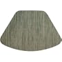 Green/Tan Wipeable Wedge-Shaped Placemat for Round Tables