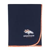 Broncos Fleece Receiving Blanket