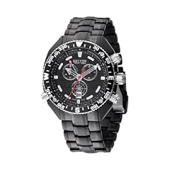 Sector Herren-Armbanduhr YACHT MASTER Chronograph Edelstahl beschichtet schwarz R3273966025