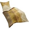 Fleuresse Aspen 432495 Fb. 3 Feinbiber Bettw�sche / 135 x 200, gold