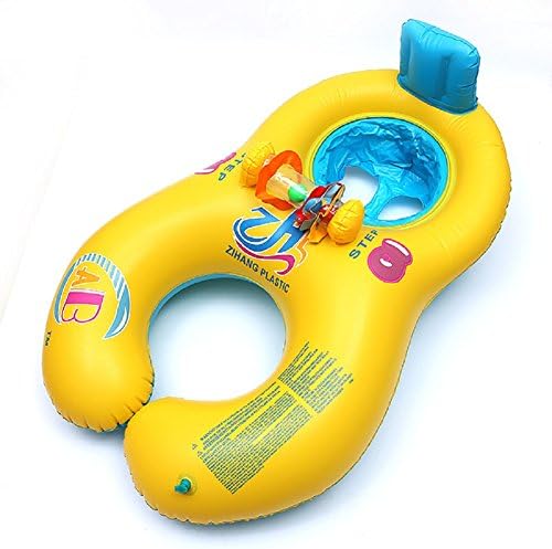 Inflatable Safe Seat Play Ring Pool Bath Mother Baby Swim Float Raft Kid's Chair