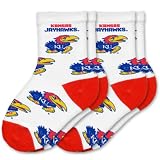 NCAA Kansas Jayhawks Toddler Two Pack Socks All Over Logo