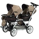 Peg Perego Duette Twin Stroller - Toffee by Peg Perego USA