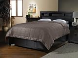 Aeolus Down Microfiber Dobby Plaid Down Alternative Blanket, King Smoked Pearl