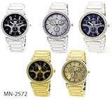 Mark Naimer Fashion Designer Quartz Watch Metal Band With Stone BUY 2 GET 1 FREE