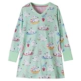 Girls' Nick & Nora® Vintage Kittens Gown - Green