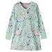 Girls' Nick & Nora® Vintage Kittens Gown - Green