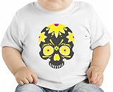 Sugar skull オーガニックベビーTシャツ 12 - 18 Months