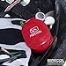 Recoil AUTOMATIC Cord Winder for Headphones and Earbuds. No More Tangled Headphones! The Original Retactable Cord Organizer. Red, Size Small