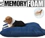 Long Lasting Medium Large HEAVY DUTY Denim Memory foam pet dog bed pillow with 2 layer of covers