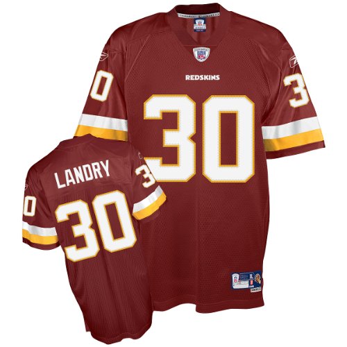 LaRon Landry Reebok NFL Red Premier Washington Redskins Jersey - Medium