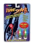 Buztronics Tiresparx LED Valve Cap Light Red Green Blue 133089